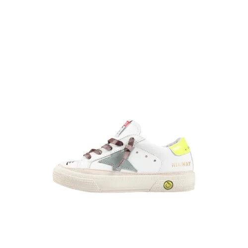 Golden Goose Май Low Топ Детские Скейтбординги Белый Children Возраст 3-7 лет