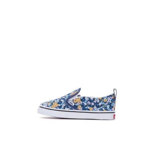 Vans Slip On Series Low Топ Обувь для малышей Синий Infant And Toddler