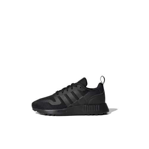 Adidas Originals MULTI Устойчивый к истиранию низкий топ Детская беговая обувь Черный для детей 3-7 лет