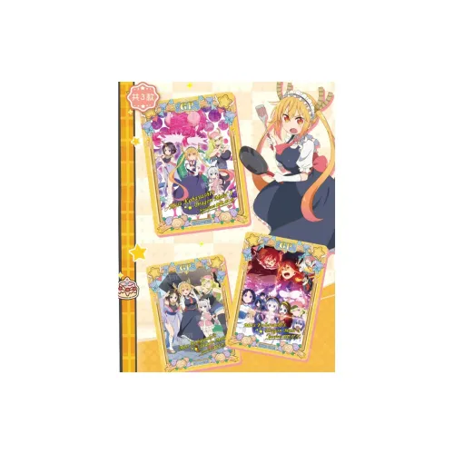 CARD.FUN MISS Kobayashi's Dragon Maid Персонажи Анимация Коллекционная карта IP Аниме Карточки 1 коробка Включено