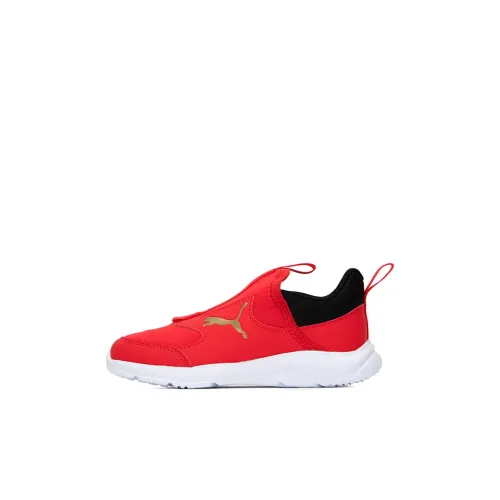 PUMA Fun Racer Slip On Kids Lifestyle Shoes Красный Children Aged 3-7 лет