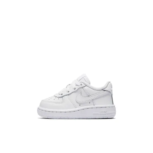 Nike Air FORCE 1'06 Low Топ Скейтборд Кроссовки Чисто белый Infant и Toddler