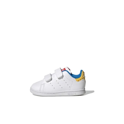 LEGO x Adidas Originals STAN SMITH Collection Slip-resistant Abrasion-resistant Low Top Обувь для малышей Белый