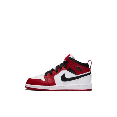 Jordan Air Jordan 1 Детские баскетбольные кроссовки MID Топ Pre School