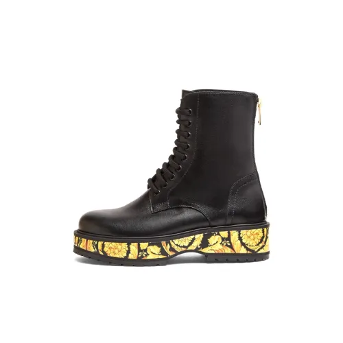 VERSACE Barocco Детские ботиночки Черные Детские