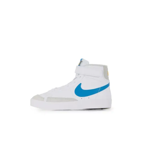 Nike Blazer 77 противоскользящий устойчивый к истиранию MID Топ Детские Скейтбординги Синий Белый