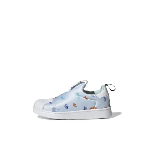 Adidas Originals SUPERSTAR 360 Low Топ Детские Скейтбординги Синий Children Возраст 3-7 лет