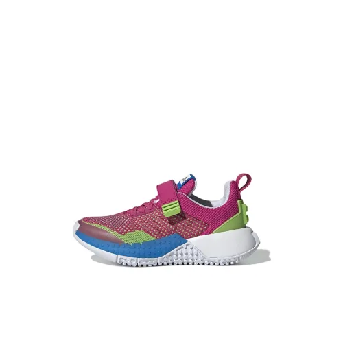 Adidas Sport Pro K Slip Resistant Abrasion Resistant Низкий Топ Детская Беговая Обувь Розовый Красный Детский