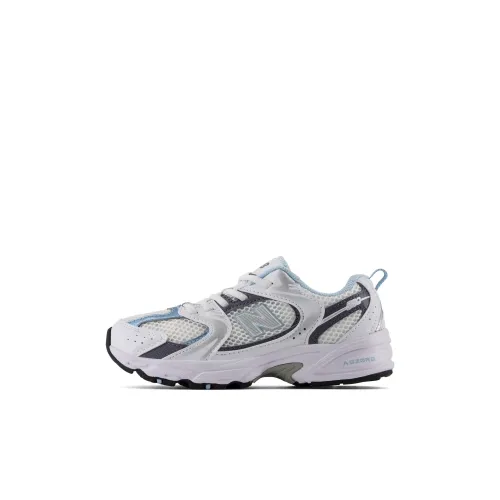 New Balance NB 530 Детская беговая обувь Низкий топ Белый Синий Прешкольная