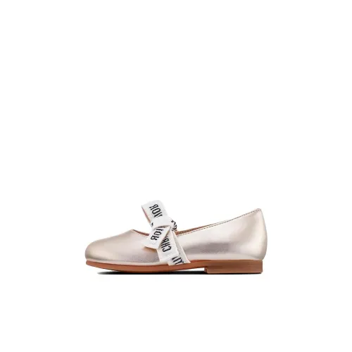 DIOR Miss B Slip-resistant Low Top Обувь для малышей Gold Infant и Toddler