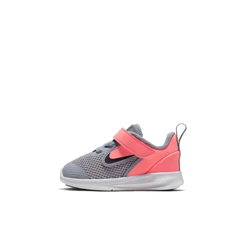 nike Downshifter 9 Low Топ Обувь для малышей Серый Розовый Infant и Toddler