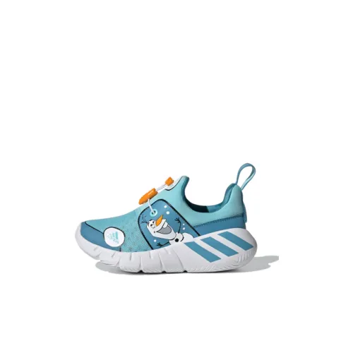 Disney x Adidas Rapidazen Frozen Дышащий Низкий Топ Детские Беговые Кроссовки Синий Children Возраст 3-7 лет