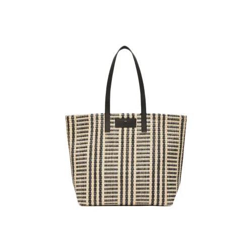 MaxMara Полиамид Тоут Сумка Сумка для покупок Сумка Экстра-большая Женская Черная и Естественная