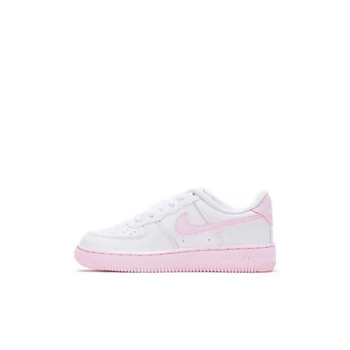 Nike Air Force 1 Low Топ Скейтборд Кроссовки Розово-белый Для детей 3-7 лет