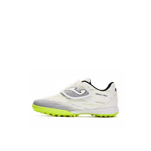 Joma Slip-resistant и устойчивый к истиранию покрытие Низкие футбольные бутсы для детей Белый Зеленый Детский