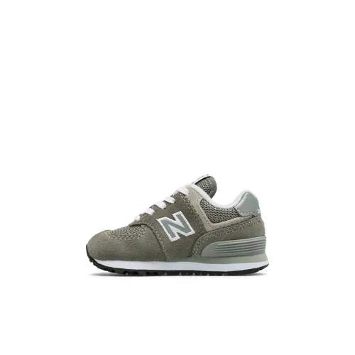 New Balance NB 574 Series Ядерная амортизация Низкий топ Обувь для малышей Gray Infant и Toddler