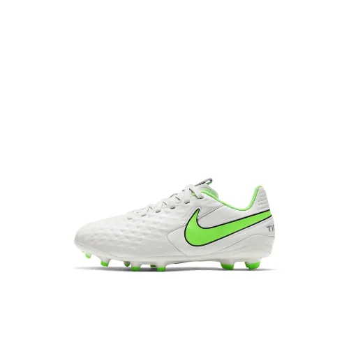 Nike Tiempo Legend 8 Jr ACADEMY FG MG Противоскользящий Амортизация Устойчивый к истиранию Низкий Топ