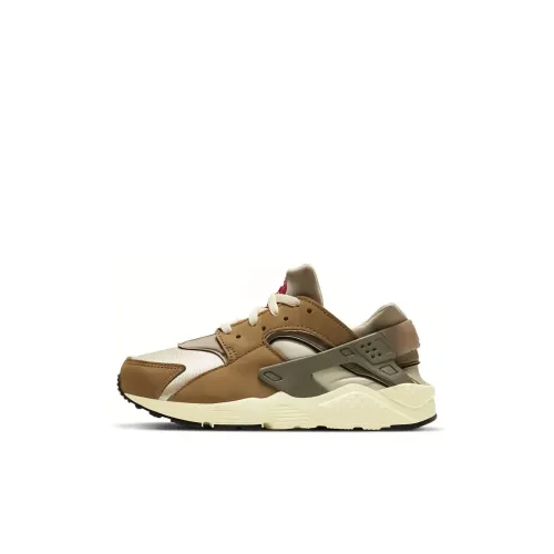 Stussy x Nike Air Huarache LE QS 'Пустыня Дуб' Низкие кроссовки для бега Песочно-коричневый для детей 3-7 лет