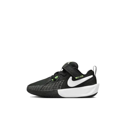 Nike G.T. Cut 3 Устойчивый к истиранию Низкий Топ Детские Баскетбольные Кроссовки Черный Зеленый Для Детей Возрастом 3-7 Лет