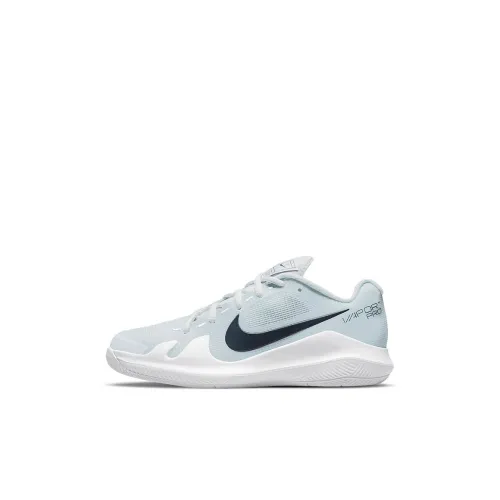 Nike Air Zoom Vapor Pro Court Jr. Дышащий Сбалансированный Легкий Светло-Синий Детский