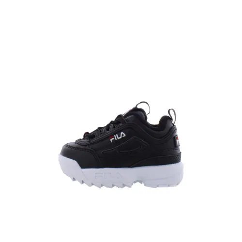 FILA KIDS Disruptor II Anti KICK Амортизация Низкий Топ Обувь для малышей Черный Infant And Toddler