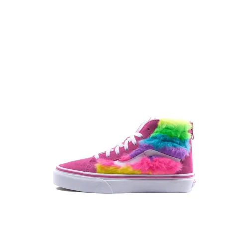 Vans SK8 Zip High Топ Детские Скейтбординги Многоцветный Children Возраст 3-7 лет
