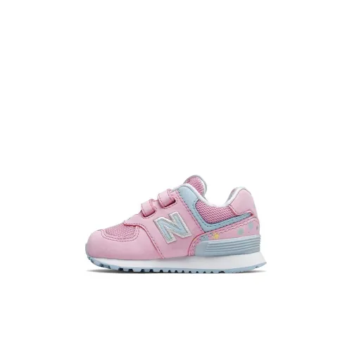 New Balance NB 574 Series Низкий Топ Обувь для малышей Розовый Infant и Toddler