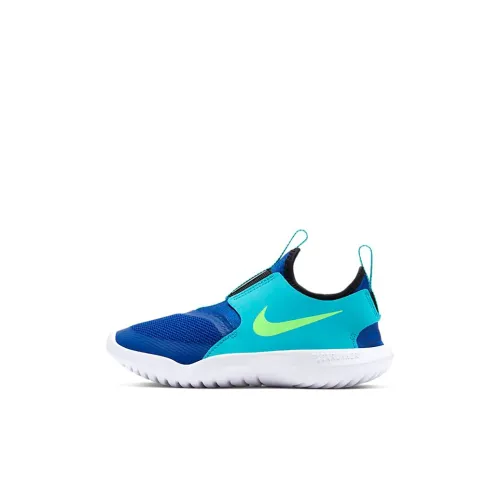 Nike Flex Runner Противоскользящий Амортизация Устойчивый к истиранию Дышащий Низкий Топ Детская Беговая Обувь