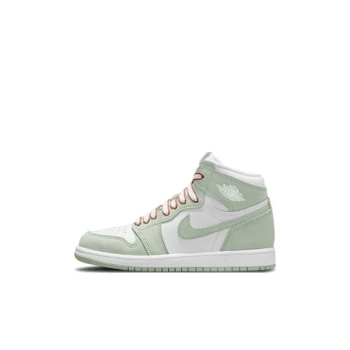 Jordan Air Jordan 1 Детские баскетбольные кроссовки High Топ Pre School