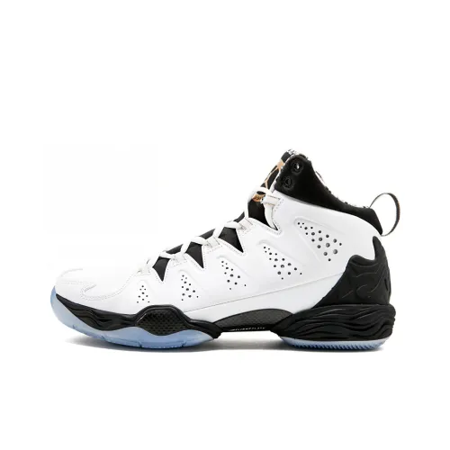 Jordan Melo M10 JORDAN BRAND Классический West Шокабойдеры Противоскользящие MID Топ Баскетбольные кроссовки Мужские Белые