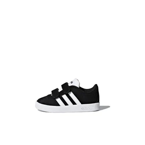 Adidas Neo VL Court 2,0 Low Топ Обувь для малышей Черный белый Infant And Toddler