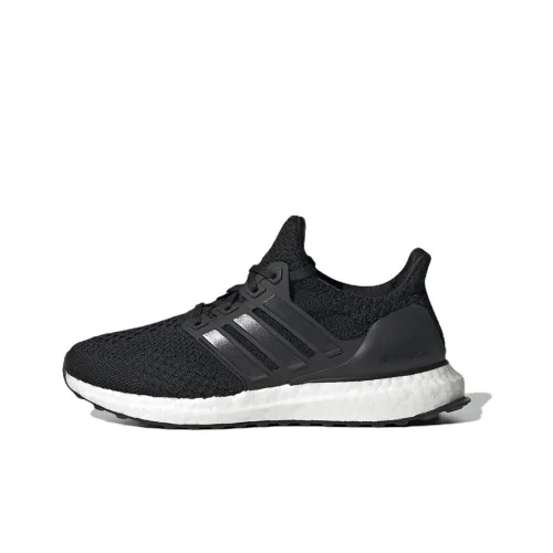 Adidas ULT Устойчивый к истиранию Низкий Топ Детская Беговая Обувь Черная Подростки