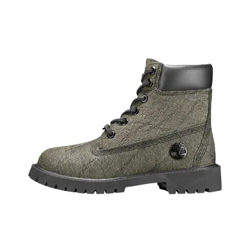 Timberland Детские кожаные сапоги для школьного возраста