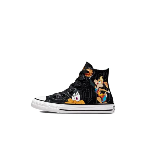 Space Jam x Converse Chuck Taylor All Star High Топ Kids Кеды Многоцветный черный для детей 3-7 лет