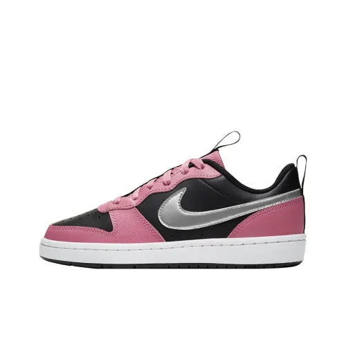 Nike Low 2 Slip Resistant Abrasion Resistant Low Top Скейтборд Кроссовки Черный Розовый Серебряный