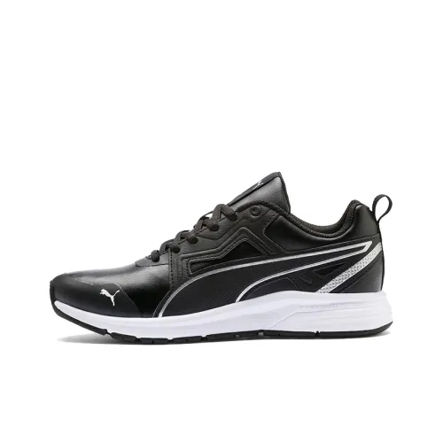 PUMA Pure Jogger SL Амортизация Устойчивость к истиранию Легкая Повседневная обувь Черный Белый Подростки