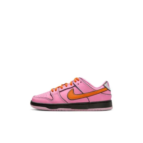 Nike Dunk SB Slip Resistant Anti KICK Низкий Топ Детские Скейтбординги Розовый для детей 3-7 лет
