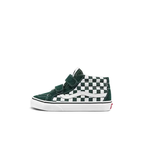 VANS SK8 Reissue MID Топ Детские Скейтбординги Зеленый Белый Children Возраст 3-7 лет