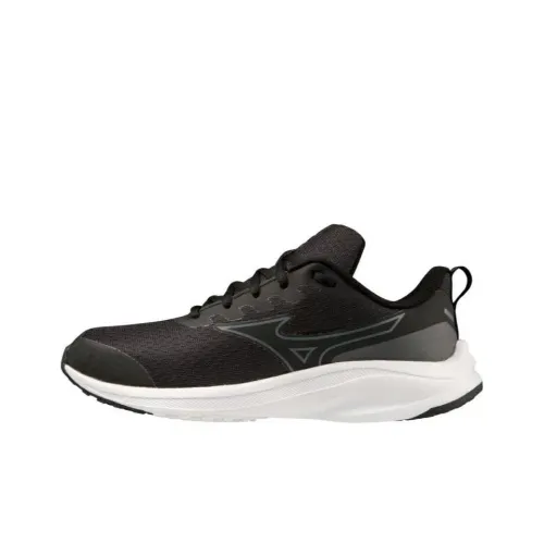 Mizuno Esperunzer Детская беговая обувь Низкий топ Черный Серый Школьный возраст