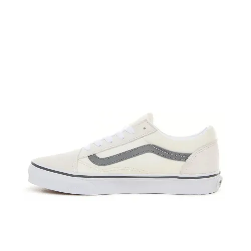 Vans Old Skool Collection Низкий Топ Детские Скейтбординги Белый Подростки