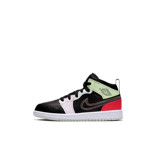 Jordan Air Jordan 1 Детские баскетбольные кроссовки MID Топ Pre School
