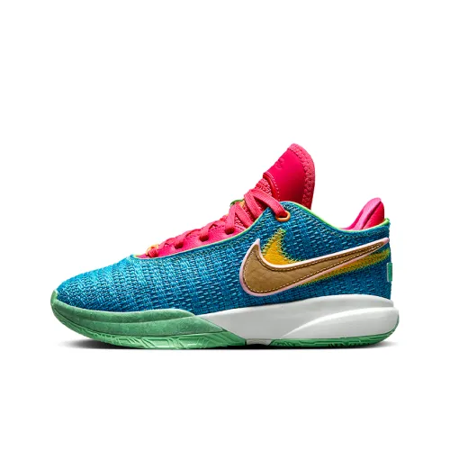Детская баскетбольная обувь Nike LeBron 20 Low Top для школьников