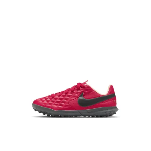 Nike Tiempo Legend 8 Low Топ Детские футбольные бутсы Красный черный Детский