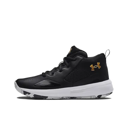 Under Armour Lockdown 5 Детские баскетбольные кроссовки MID Топ Школьный возраст