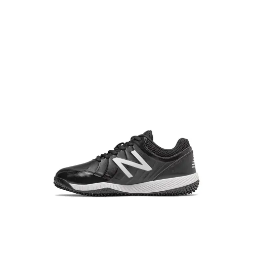 New Balance 4040 v5 Юность Шипы Клюшка Низкий Топ Баскетбольные Кроссовки для Игры Черный Белый Детский