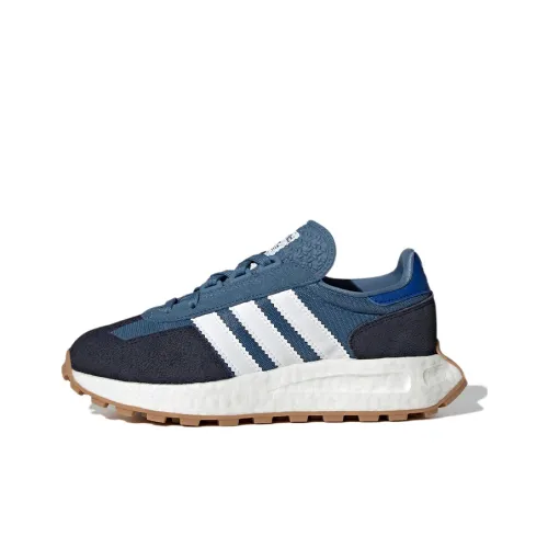 Adidas Originals Retropy E5 J Устойчивый к истиранию низкий топ KIDS Lifestyle Shoes Синий