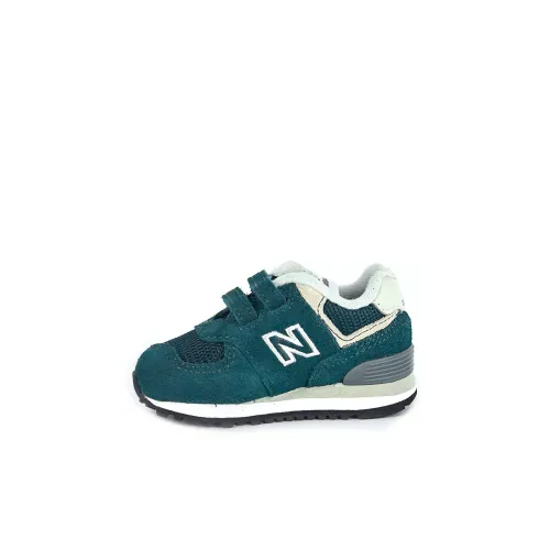 New Balance NB 574 Series Низкий Топ Обувь для малышей Зеленый Infant и Toddler