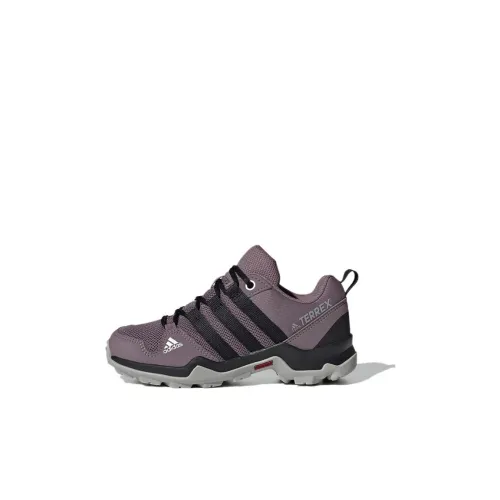 adidas Terrex Ax2r Амортизация и Дышащий Низкий Топ Детская Туристическая Обувь Фиолетовый для Детей от 3 до 7 лет