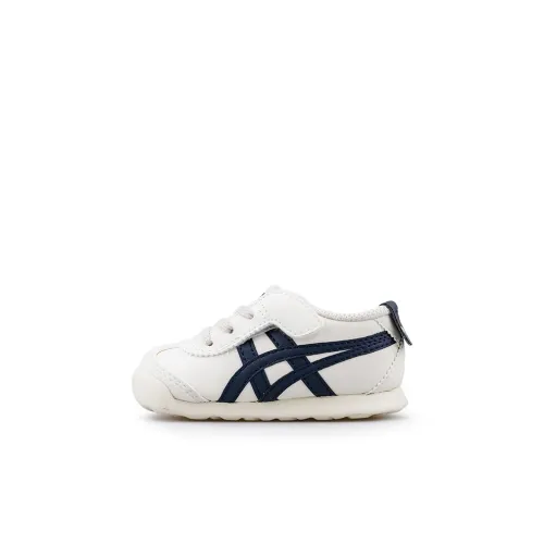 Onitsuka Tiger MEXICO 66 Low Топ Спортивная Повседневная Обувь Белый Черный Для Малышей и Детей