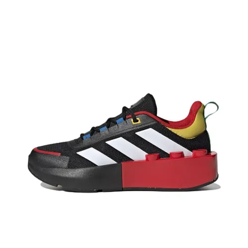 LEGO x Adidas Tech Rnr Low Топ Kids Lifestyle Shoes Черный белый